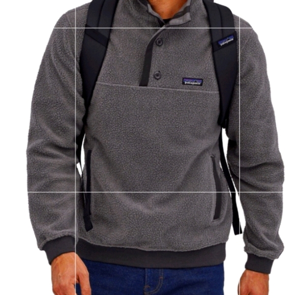 Patagonia Gray Fleece Pullover - Picture 1 of 1